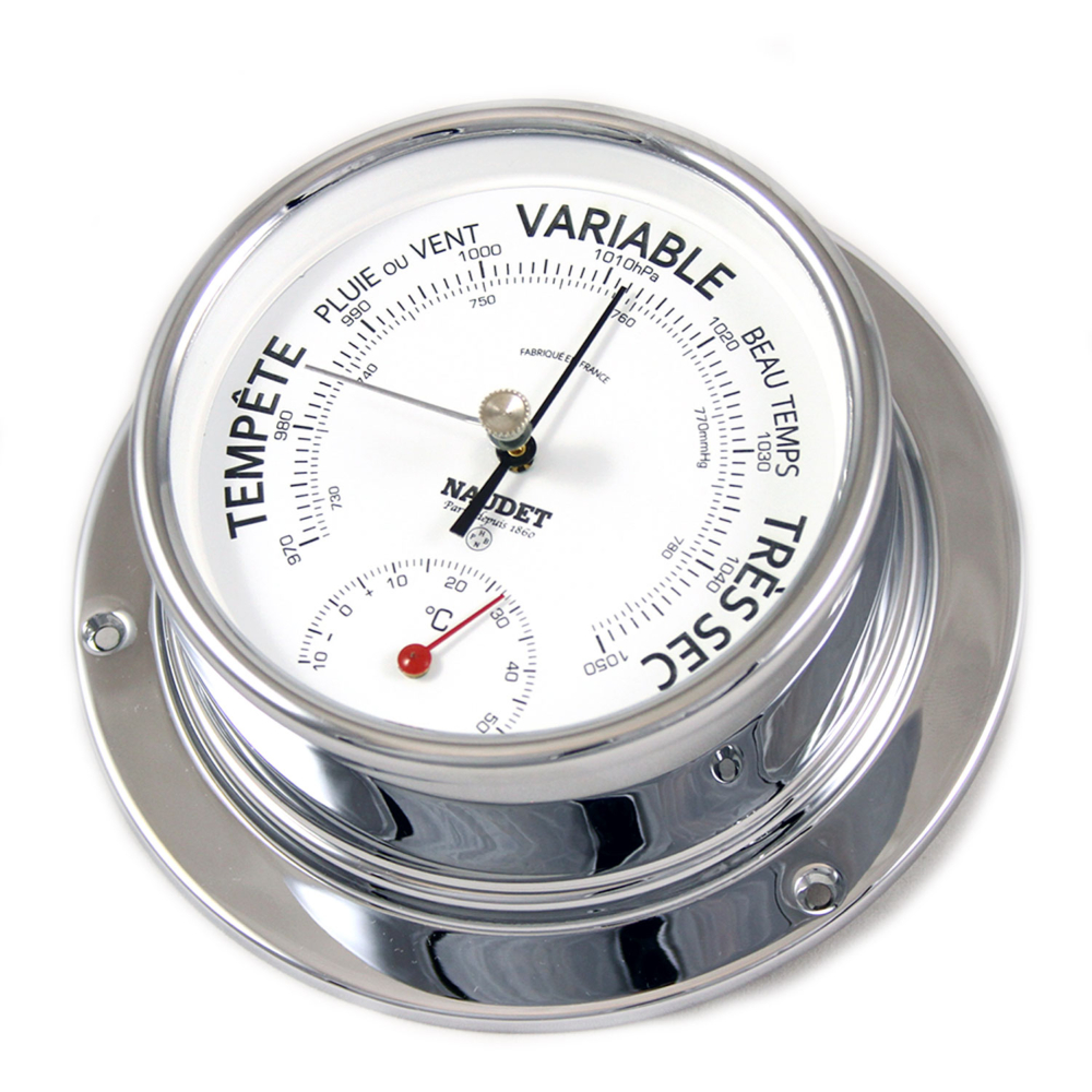 Baromètre thermomètre NAUDET 100 made in France