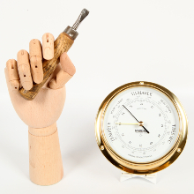 BAROMÈTRES DE LUXE<br>CADRANS 12CM