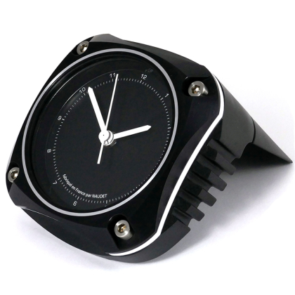 HORLOGE AURORA<br>NOIRE CADRAN 8CM