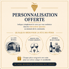 🍷COFFRET PAPA<br>CAVE À VIN