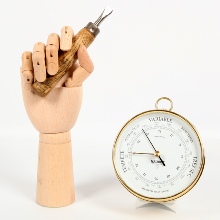 BAROMÈTRES DE LUXE<br>CADRANS 12CM