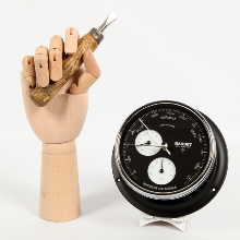 BAROMÈTRE 12CM<br>TRIPLE FONCTION